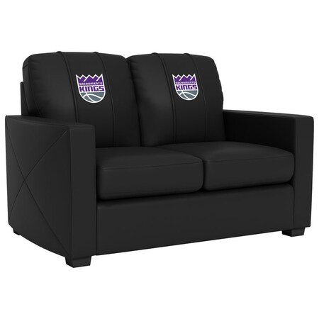 Dreamseat Silver Loveseat with Sacramento Kings Primary Logo XZ7759003LSCDBK-PSNBA32041